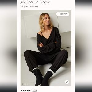 Free People Just Because Onesie in Army Green (Size Large)